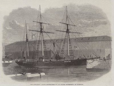 De Alexandra, onlangs in beslag genomen door de Britse regering, in Liverpool door Edwin Weedon